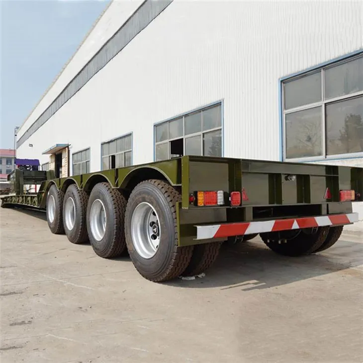4-axle 60-ton Detachable Gooseneck Semi-trailer